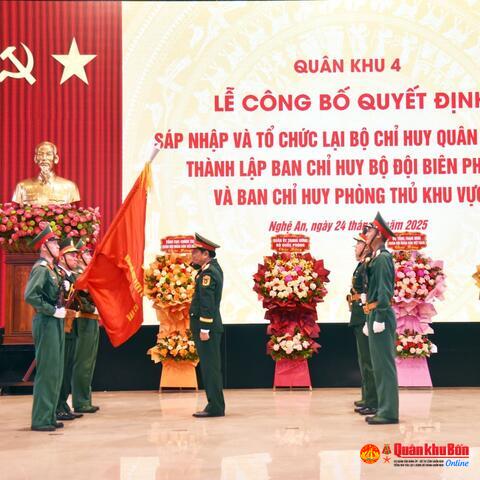 Xây dựng Ban Chỉ huy Phòng thủ khu vực 4 - Triệu Phong vững mạnh
