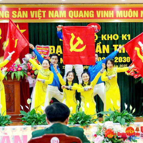 Đảng bộ Kho K1 tổ chức thành công Đại hội đại biểu lần thứ X, nhiệm kỳ 2025 - 2030