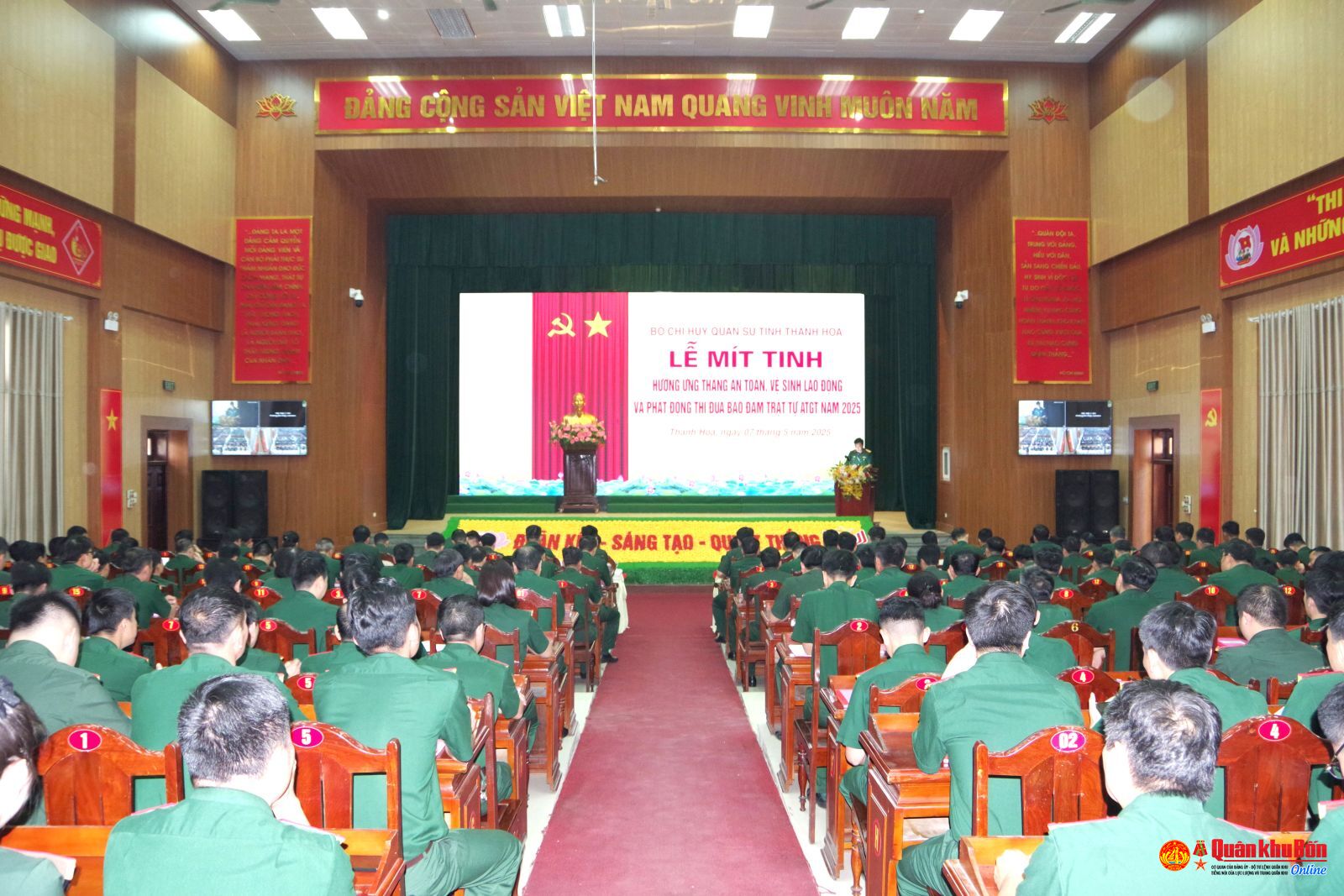 Bộ Chỉ huy Quân sự tỉnh Thanh Hóa: Hưởng ứng Tháng hành động An toàn vệ sinh lao động năm 2025