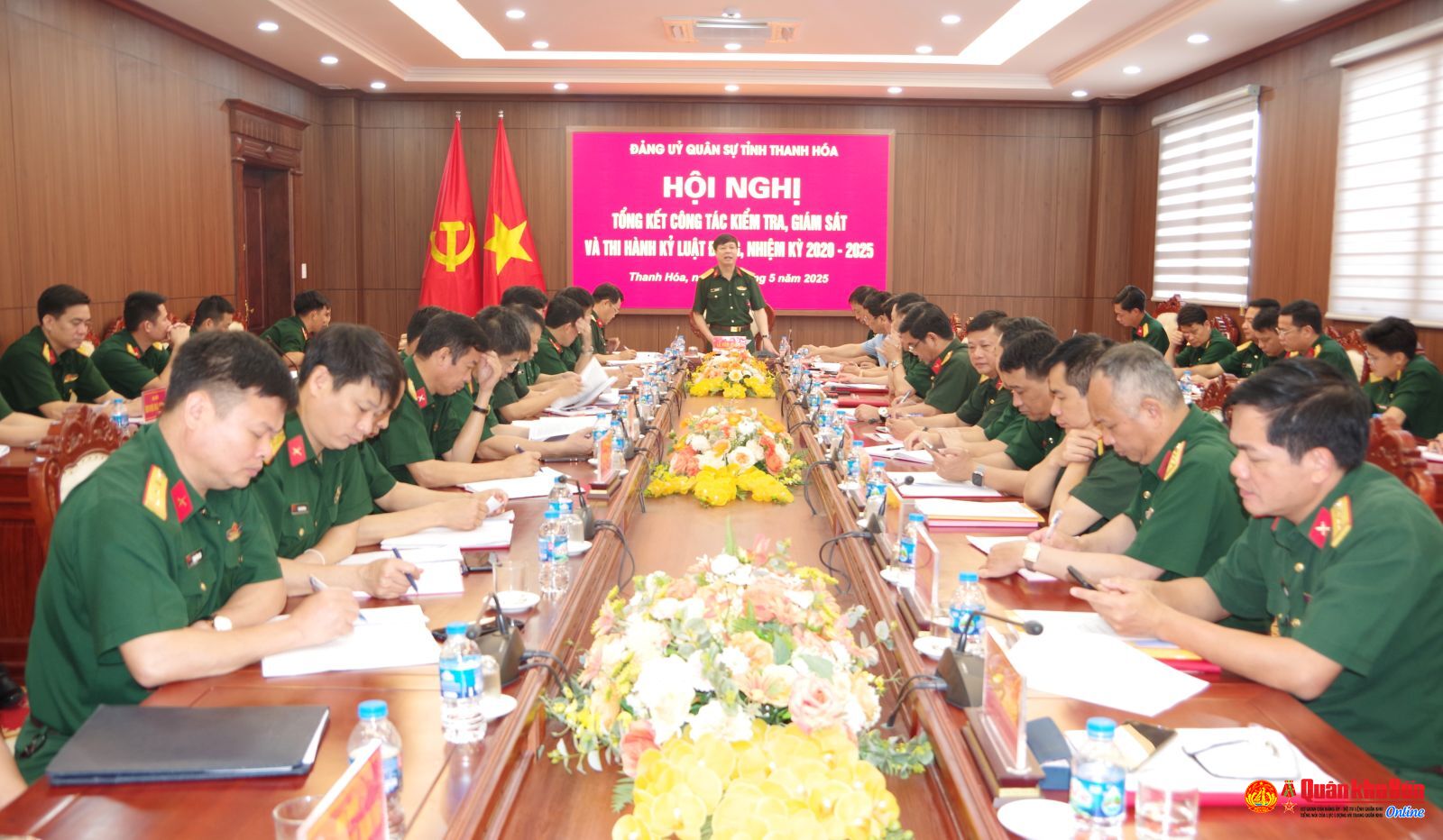 Đảng ủy Quân sự tỉnh Thanh Hóa: Tổng kết công tác kiểm tra, giám sát và thi hành kỷ luật Đảng nhiệm kỳ 2020-2025