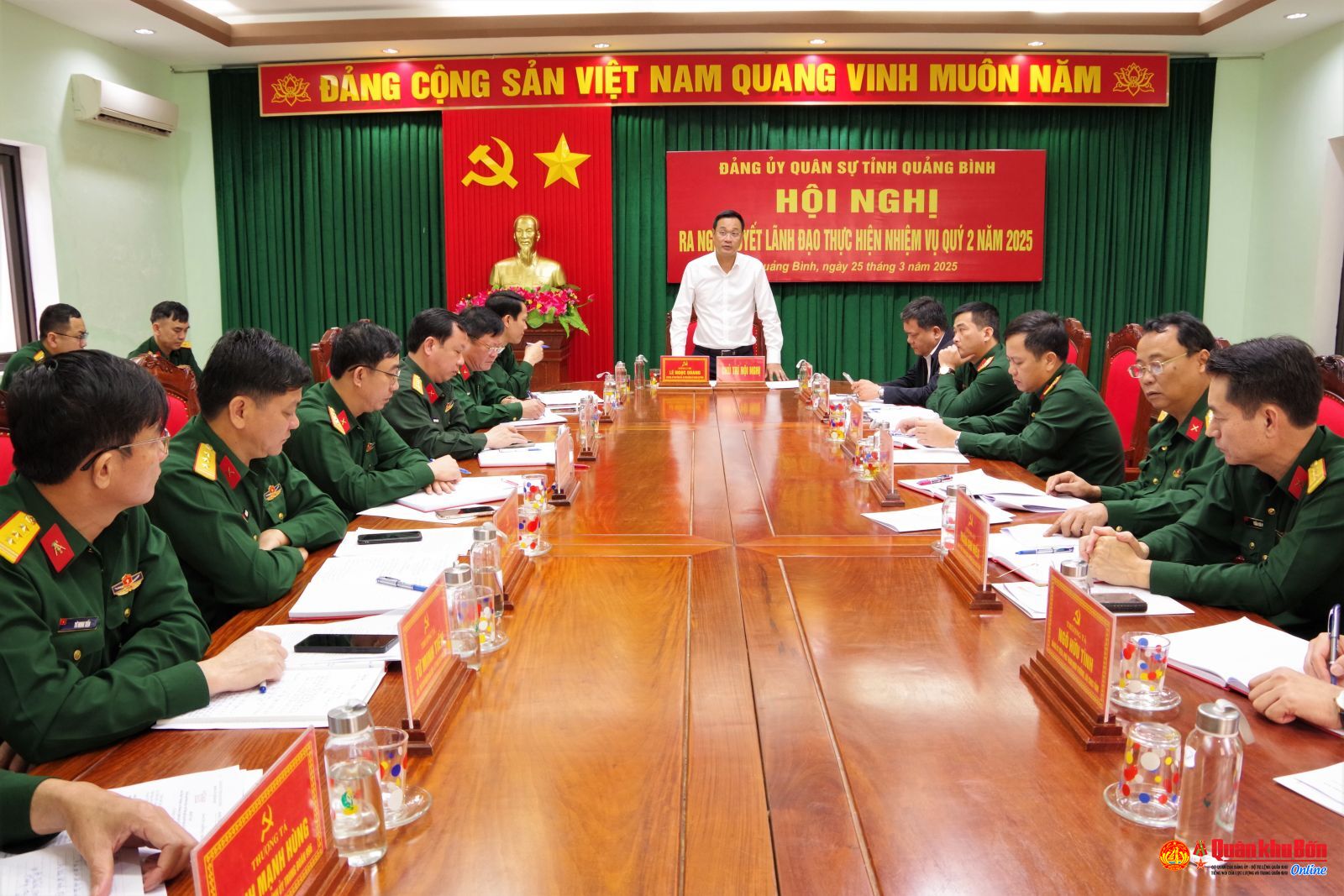 Đảng ủy Quân sự tỉnh Quảng Bình ra Nghị quyết lãnh đạo thực hiện nhiệm vụ quý 2 năm 2025