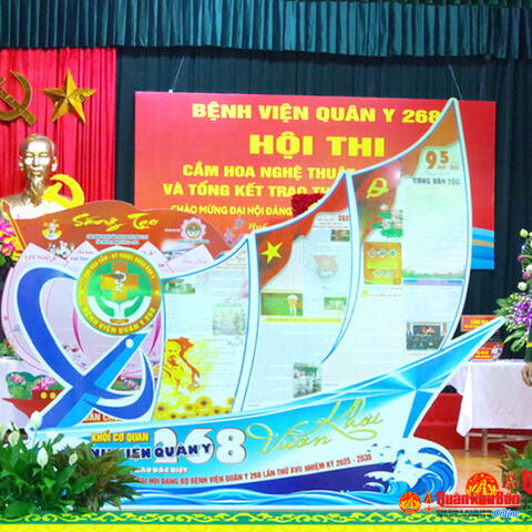 Nhiều hoạt động chào mừng Đại hội Đảng bộ Bệnh viện Quân y 268 lần thứ XVII