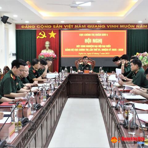 Cục Chính trị Quân khu khen thưởng 5 tập thể, 19 cá nhân