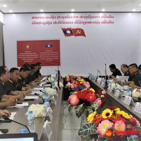 Quân khu 4 tăng cường hợp tác với các đơn vị Quân đội Lào