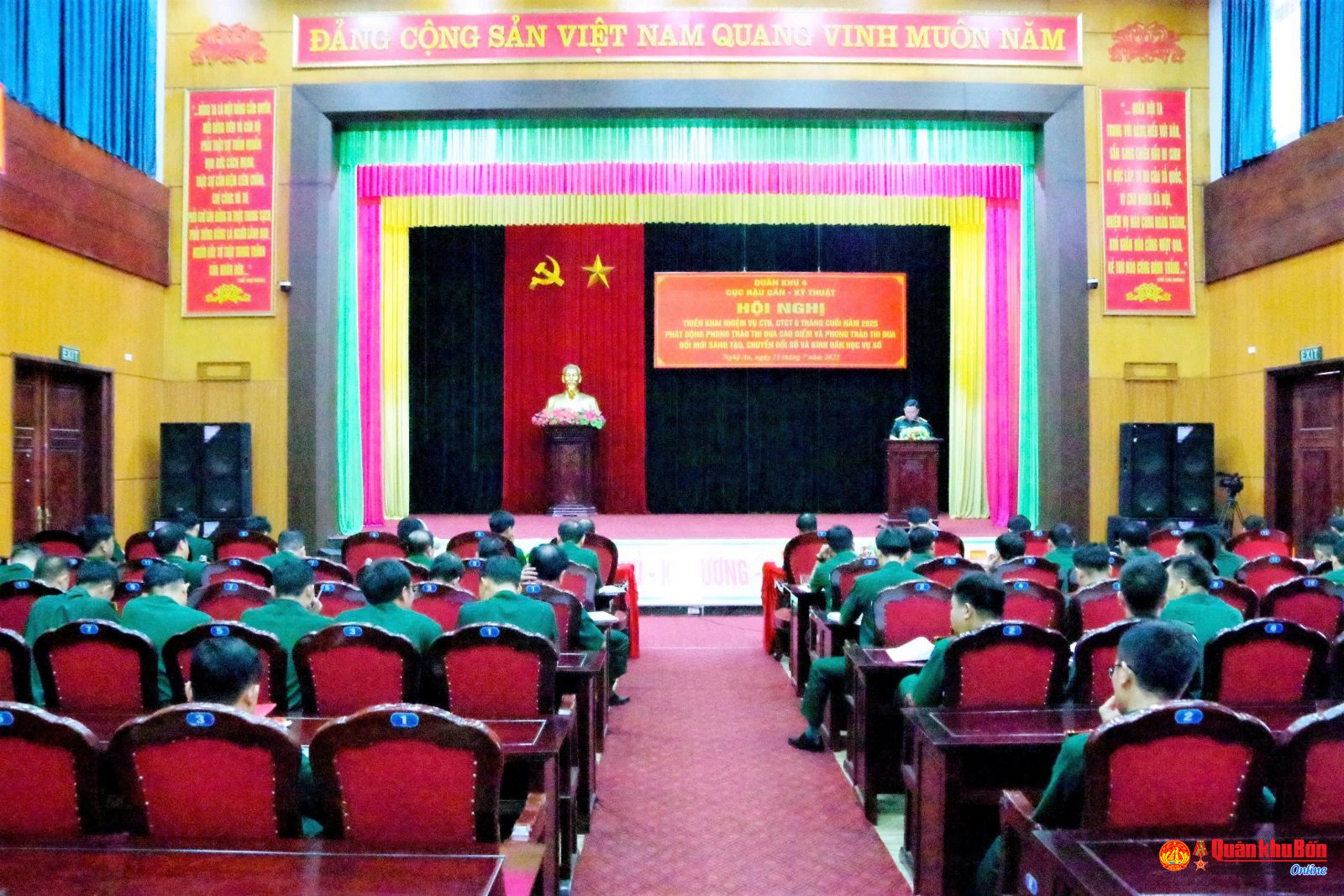 Cục Hậu cần - Kỹ thuật Quân khu 4: Triển khai nhiệm vụ công tác Đảng, công tác chính trị