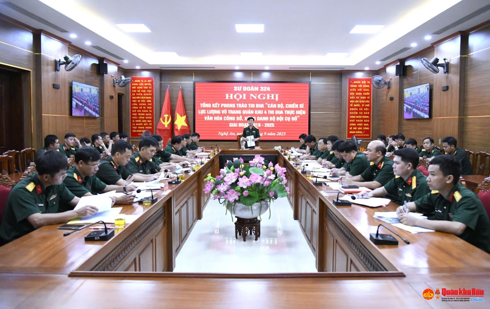 Sư đoàn 324 tổng kết phong trào thi đua thực hiện văn hóa công sở, xứng danh Bộ đội Cụ Hồ” giai đoạn 2019 - 2025