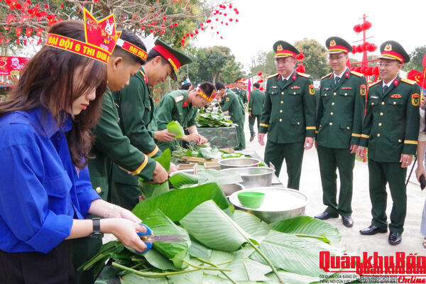 Rộn ràng “Xuân chiến sĩ” ở Sư đoàn 968