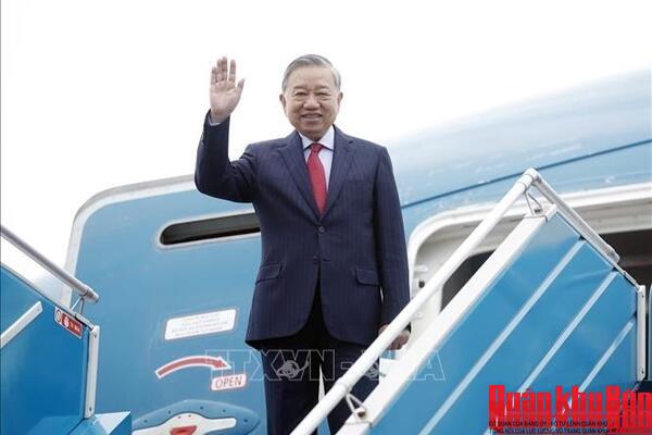 Tổng Bí thư Tô Lâm lên đường tham dự cuộc họp khai mạc Hội đồng Hòa bình về Gaza tại Hoa Kỳ