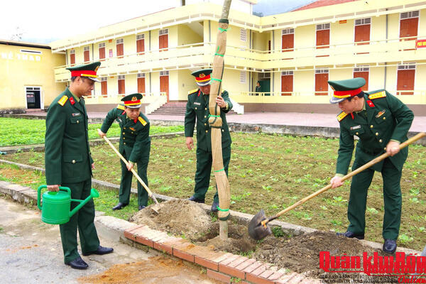 Trường Quân sự Quân khu 4 phát động Tết trồng cây Xuân Bính Ngọ 2026