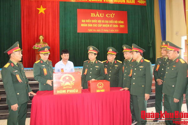 Sư đoàn 324 chuẩn bị chu đáo bầu cử đại biểu Quốc hội khóa XVI và Hội đồng nhân dân các cấp