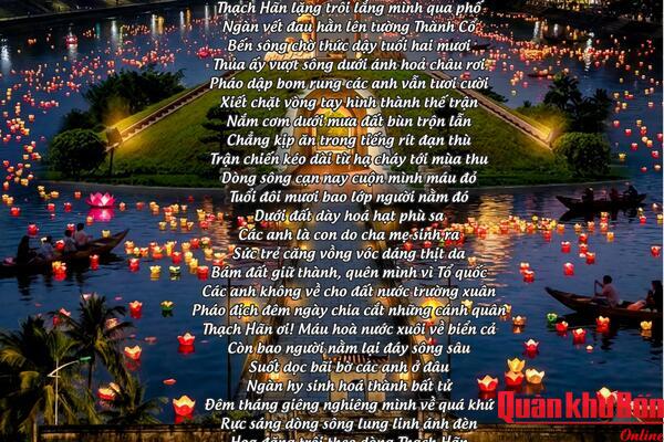 Giới thiệu ca khúc mới: Đêm hoa đăng bên dòng Thạch Hãn