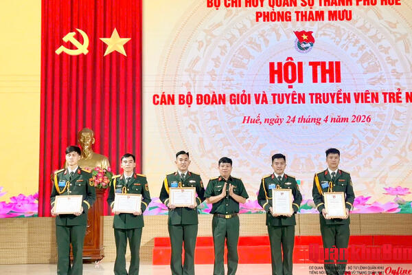 Hội thi cán bộ Đoàn giỏi và tuyên truyền viên trẻ năm 2026