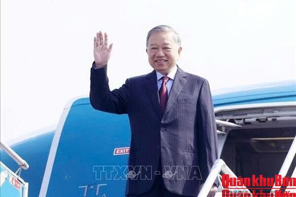 Tổng Bí thư, Chủ tịch nước Tô Lâm lên đường thăm cấp nhà nước tới Ấn Độ