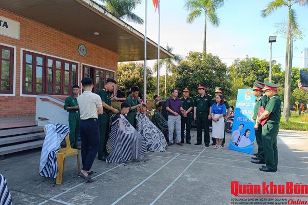 Quân khu 4 triển khai Chiến dịch Thanh niên tình nguyện hè 2026