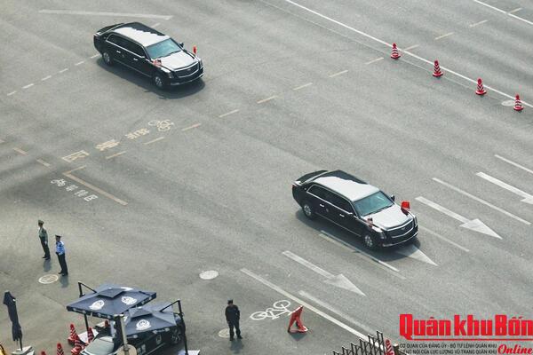 Toàn cảnh Chủ tịch Trung Quốc Tập Cận Bình đón tiếp Tổng thống Mỹ Donald Trump