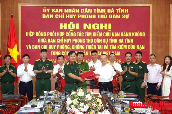 Hà Tĩnh hiệp đồng phối hợp tìm kiếm cứu nạn hàng không