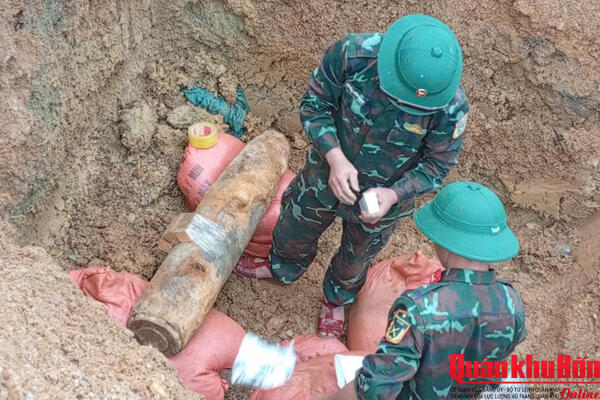 Bộ Chỉ huy Quân sự tỉnh Hà Tĩnh: Hủy nổ thành công quả bom MK81 còn sót lại sau chiến tranh