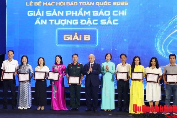 Báo Quân khu 4 giành 2 giải thưởng tại Hội Báo toàn quốc năm 2026