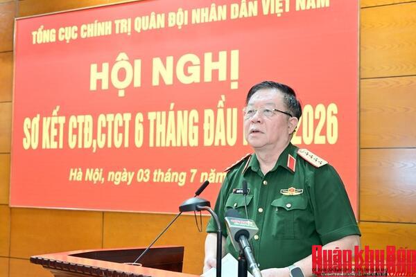 Đại tướng Nguyễn Trọng Nghĩa chủ trì Hội nghị sơ kết công tác Đảng, công tác chính trị 6 tháng đầu năm 2026