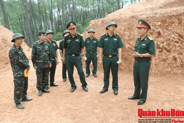 Cục Hậu cần – Kỹ thuật Quân khu 4 kiểm tra công tác chuẩn bị diễn tập