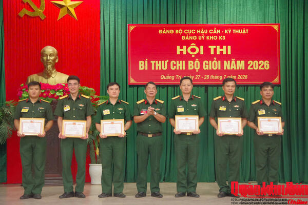 Đảng bộ Kho K3 (Cục Hậu cần - Kỹ thuật Quân khu 4) tổ chức Hội thi Bí thư chi bộ giỏi