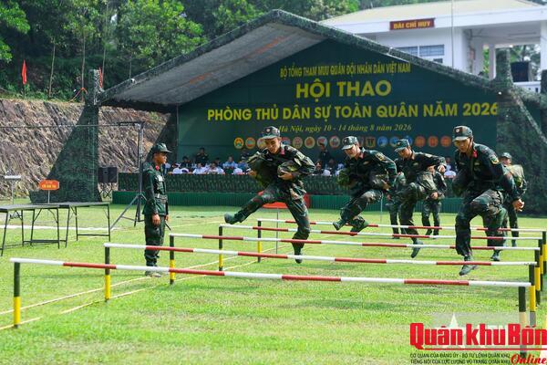Những ngày thi đấu sôi nổi tại Hội thao phòng thủ dân sự toàn quân 2026
