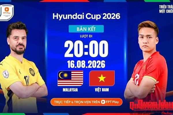 Đội tuyển Việt Nam đấu bán kết ASEAN Cup với Malaysia