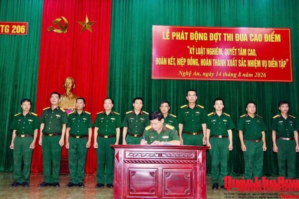 Lữ đoàn Tăng – Thiết giáp 206 (Quân khu 4) phát động đợt thi đua cao điểm