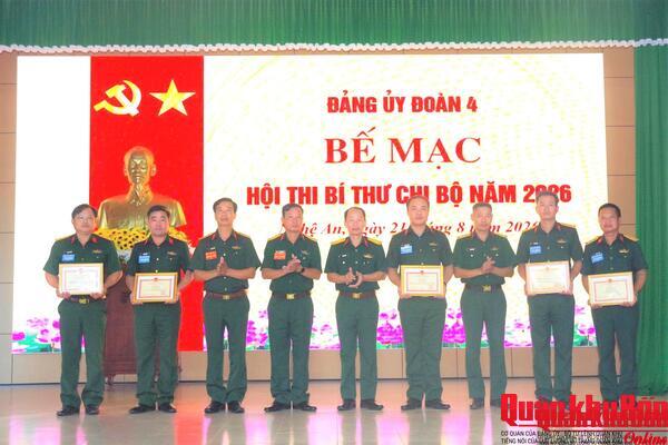 Đảng ủy Đoàn Kinh tế -Quốc phòng 4, Quân khu 4: Bế mạc Hội thi Bí thư chi bộ năm 2026