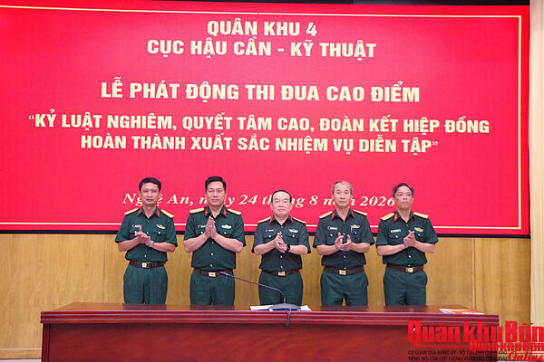 Cục Hậu cần – Kỹ thuật Quân khu 4: Phát động đợt thi đua cao điểm