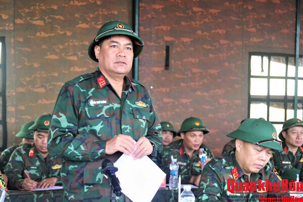 Quân khu 4 thông qua phương án diễn tập tại Hà Tĩnh
