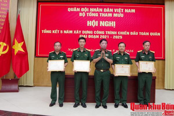 Tổng kết 5 năm xây dựng công trình chiến đấu