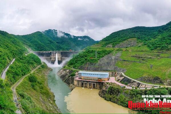 Thủy điện Bản Vẽ vận hành điều tiết nước qua tràn từ 9h ngày 25/8/2026