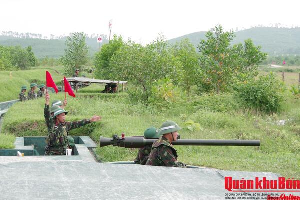 Sư đoàn 324, Quân khu 4: Kiểm tra bắn đạn thật súng SPG-9