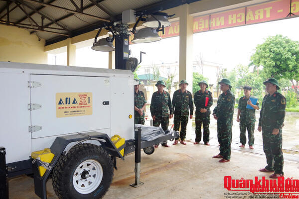 Bộ Chỉ huy Quân sự tỉnh Hà Tĩnh: Sẵn sàng lực lượng ứng phó với áp thấp nhiệt đới.