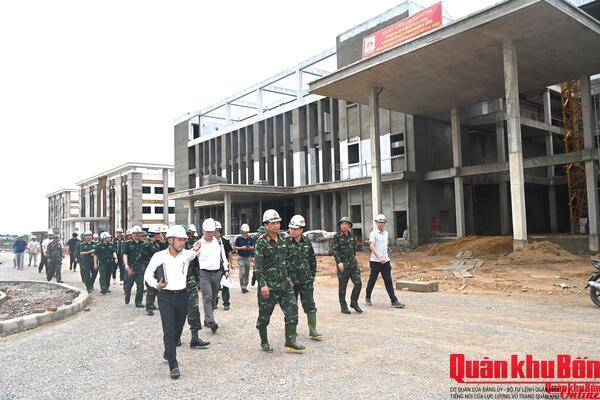 Quân khu 4 kiểm tra tiến độ Dự án Bệnh viện Quân y 4 (cơ sở 2)