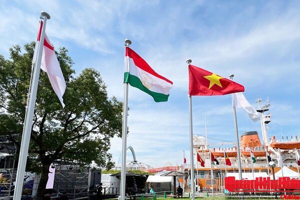 Quốc kỳ Việt Nam chính thức tung bay tại ASIAD 20