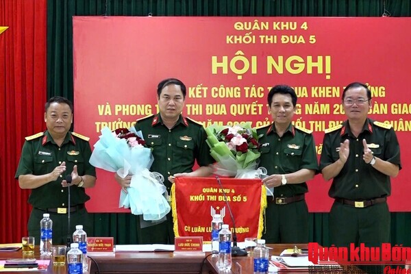 Khối thi đua số 5 (Quân khu 4): Tổng kết công tác thi đua, khen thưởng và phong trào Thi đua Quyết thắng năm 2026