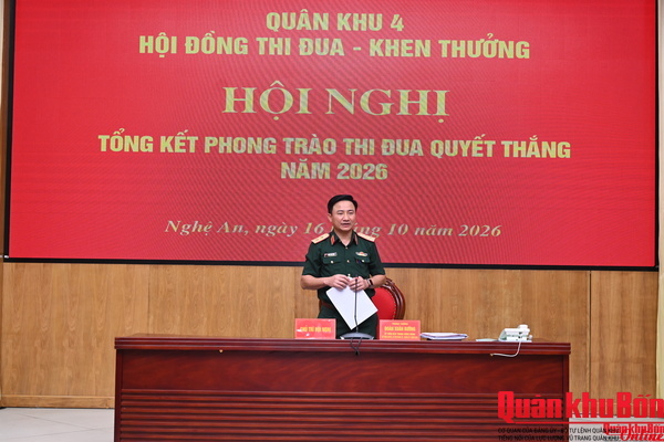 Quân khu 4: Tổng kết phong trào Thi đua Quyết thắng năm 2026