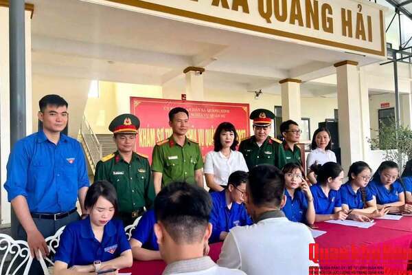 Xã Quảng Ninh (Thanh Hóa) khám sơ tuyển sức khỏe công dân thực hiện nghĩa vụ quân sự và nghĩa vụ năm 2027