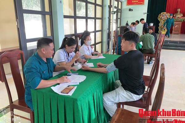 Xã Minh Hóa, tỉnh Quảng Trị hoàn thành công tác sơ khám tuyển sức khỏe công dân nhập ngũ năm 2027