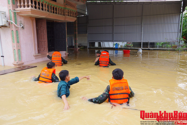 Các đơn vị Quân đội chủ động ứng phó với thời tiết cực đoan