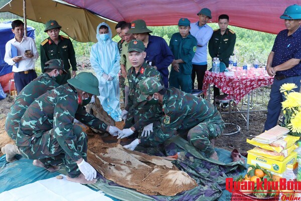 Bộ Chỉ huy Quân sự thành phố Huế tìm kiếm, quy tập 01 hài cốt liệt sĩ