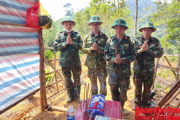 Đoàn Kinh tế - Quốc phòng 337 phát hiện, quy tập 1 hài cốt liệt sĩ