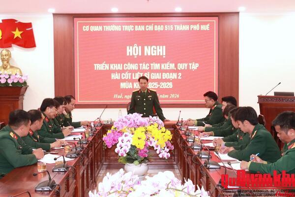 Thành phố Huế: Triển khai nhiệm vụ tìm kiếm, quy tập hài cốt liệt sĩ trong nước