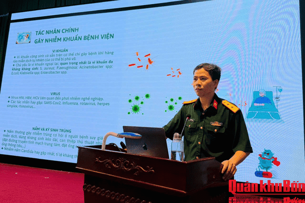 Bệnh viện Quân y 4: Tập huấn công tác kiểm soát nhiễm khuẩn