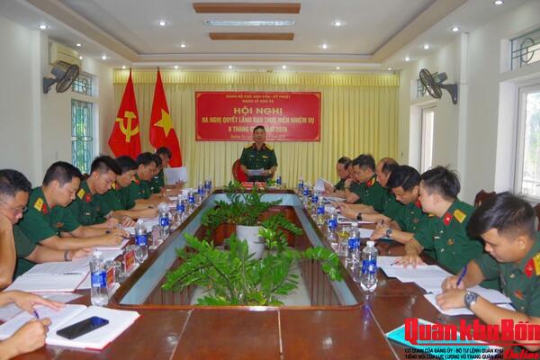Đảng ủy Kho K3 ra nghị quyết lãnh đạo thực hiện nhiệm vụ 6 tháng cuối năm 2026