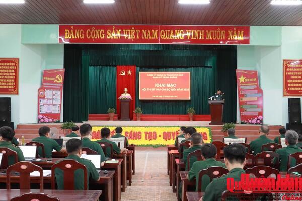 Trung đoàn 6, Bộ Chỉ huy Quân sự Thành phố Huế tổ chức Hội thi Bí thư chi bộ giỏi năm 2026