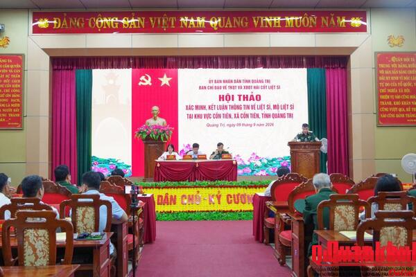 Quảng Trị: Hội thảo xác minh thông tin về liệt sĩ, mộ liệt sĩ tại Cồn Tiên