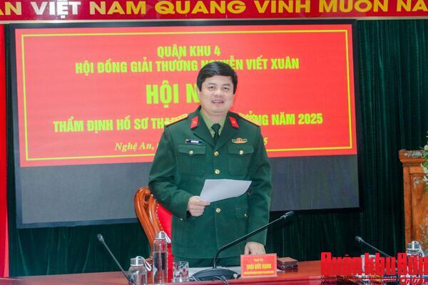​​​​​​​139 hồ sơ tham gia Giải thưởng Nguyễn Viết Xuân Quân khu năm 2025